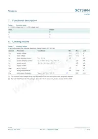 XC7SH04GV Datasheet Page 3