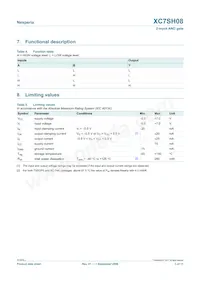 XC7SH08GW Datasheet Page 3