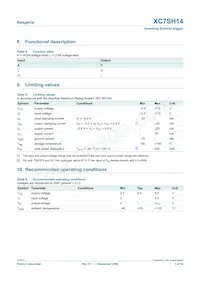XC7SH14GW Datasheet Page 3