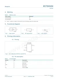 XC7SHU04GW Datasheet Page 2