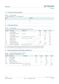 XC7SHU04GW Datasheet Page 3