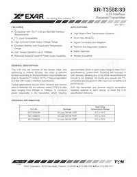 XRT3588CP-F Datasheet Cover
