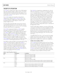 AD10465BZ Datasheet Pagina 12