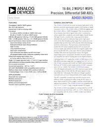 AD4001BRMZ-RL7 Datasheet Copertura