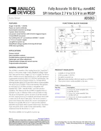 AD5063BRMZ-1-REEL7 Datasheet Copertura