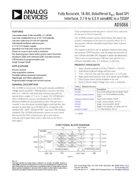 AD5066ARUZ-REEL7 Datasheet Copertura