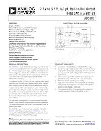 AD5300BRT-500RL7 Datenblatt Cover