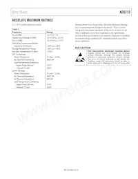 AD5310BRT-500RL7 Datasheet Page 5