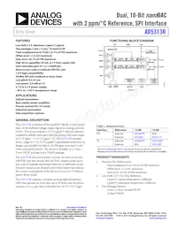 AD5313RBRUZ-RL7 Datasheet Copertura