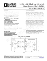 AD5322BRM-REEL7 Datasheet Cover