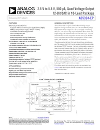 AD5324SRMZ-EP-RL7 Datasheet Copertura