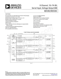 AD5363BCPZ-REEL7 Datasheet Cover