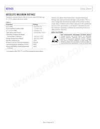 AD5405YCPZ-REEL7 Datasheet Page 6