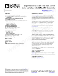 AD5422BCPZ-REEL Datasheet Cover
