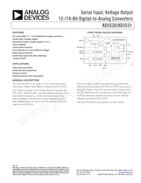 AD5531BRU-REEL7 Datasheet Cover