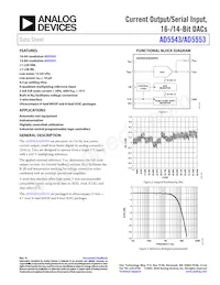 AD5543BRM-REEL7 Datasheet Cover