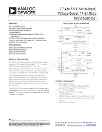 AD5551BR Datasheet Cover