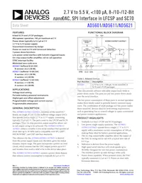 AD5621ACPZ-RL7 Datasheet Cover