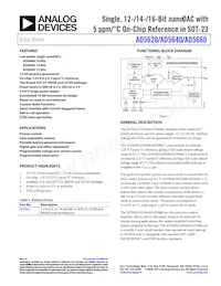 AD5640BCPZ-2RL7 Datasheet Cover