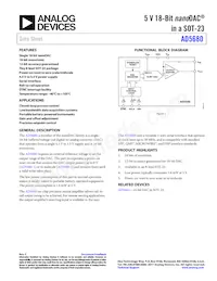 AD5680BCPZ-2500RL7 Datasheet Cover