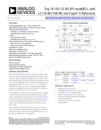 AD5682RBCPZ-RL Datasheet Copertura
