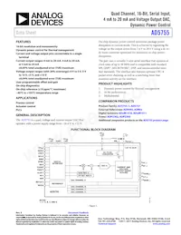 AD5755BCPZ-REEL7 Datasheet Cover