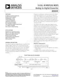 AD6644ASTZ-65 Datasheet Cover