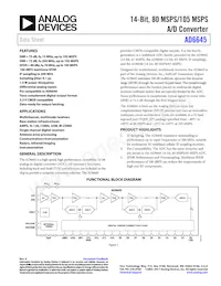 AD6645ASVZ-105 Datasheet Copertura
