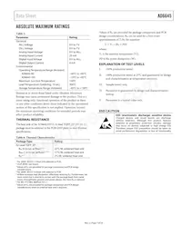 AD6645ASVZ-105 Datasheet Page 7