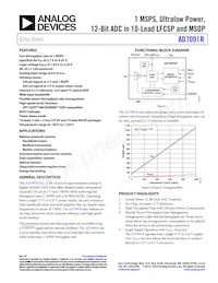 AD7091RBCPZ-RL Datasheet Cover