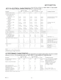 AD7111ACRZ-REEL Datasheet Page 3
