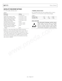 AD7171BCPZ-REEL7 Datasheet Page 6