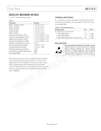 AD7173-8BCPZ-RL Datasheet Page 9