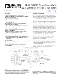 AD7175-2BRUZ-RL Datasheet Cover