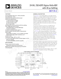 AD7176-2BRUZ-RL Datasheet Cover
