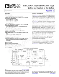 AD7177-2BRUZ-RL7 Datasheet Cover