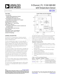 AD7291BCPZ Datasheet Cover