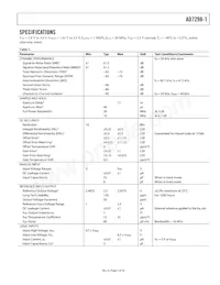 AD7298-1BCPZ-RL Datasheet Page 3