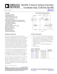 AD7323BRUZ-REEL Datasheet Cover