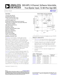 AD7327BRUZ-REEL Datasheet Cover