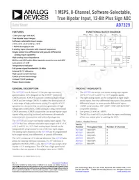 AD7329BRUZ-REEL7 Datasheet Cover
