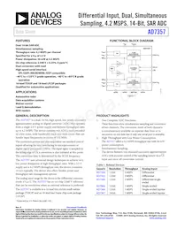AD7357WYRUZ-RL Datasheet Cover