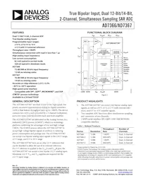 AD7367BRUZ-500RL7 Datasheet Cover