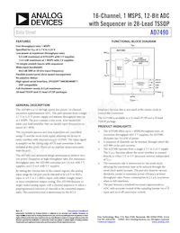 AD7490BRU-REEL Datasheet Cover