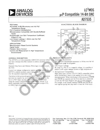 AD7535JPZ Datenblatt Cover