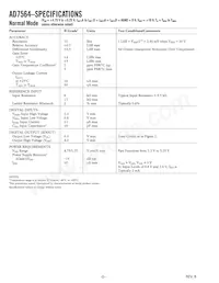 AD7564BRS-REEL Datasheet Page 2