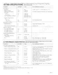 AD7568BP Datasheet Page 2