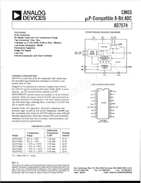 AD7574KNZ Datasheet Cover