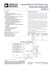 AD7605-4BSTZ-RL數據表 封面