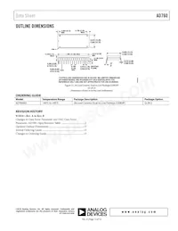 AD760AQ Datasheet Page 13